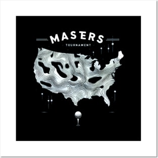 masters golf tournament Posters and Art